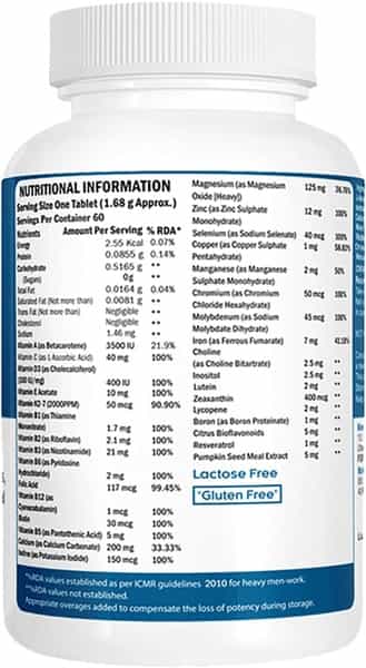 Purefoods - Multivitamin For Men For Everyday Health (60 Tablets)