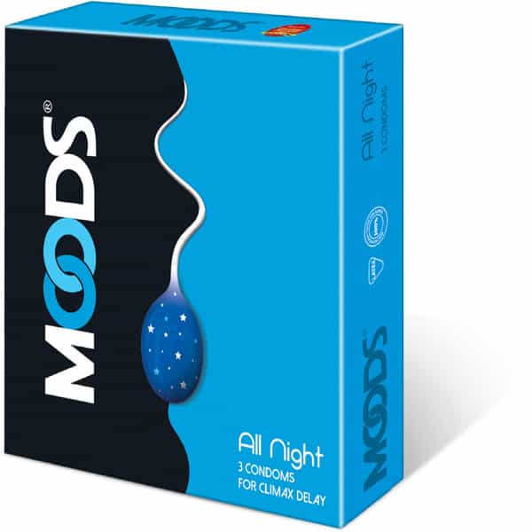 Moods Allnight Condoms - Pack Of 3'S