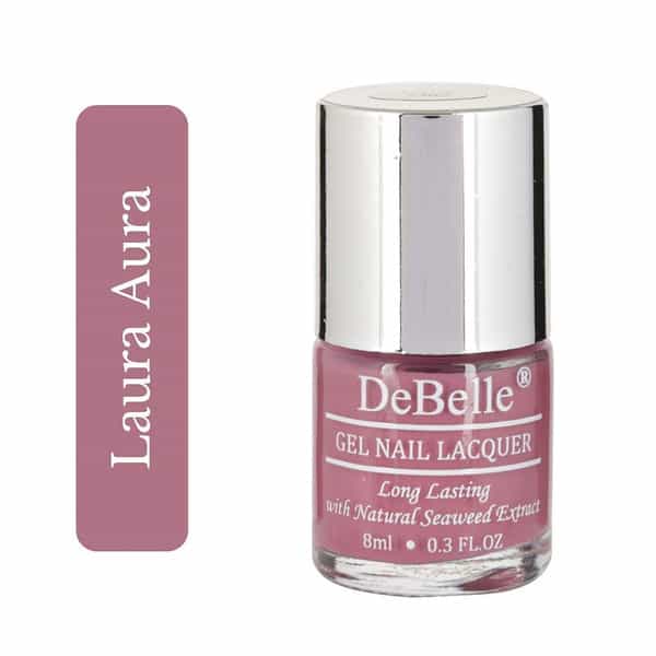 Debelle Gel Nail Polish Gift Set Of 2 Mauve | Majestique Mauve | Grey Glitteratti- 16 Ml(8Ml Each) .