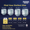 Friends Overnight Adult Diapers | Pants Style | L Size | 30-56 Inch | 10 Pants