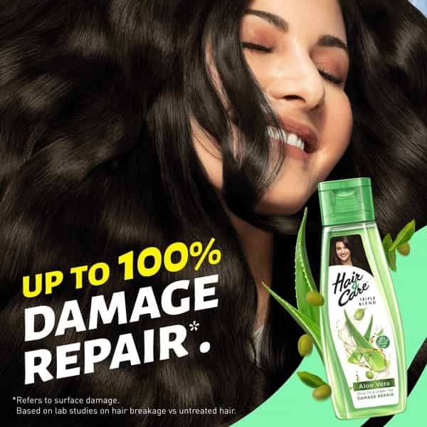 Livon Hair & Care With Aloe Vera | Olive Oil & Green Tea | Damage Repair Hair Oil | 300Ml