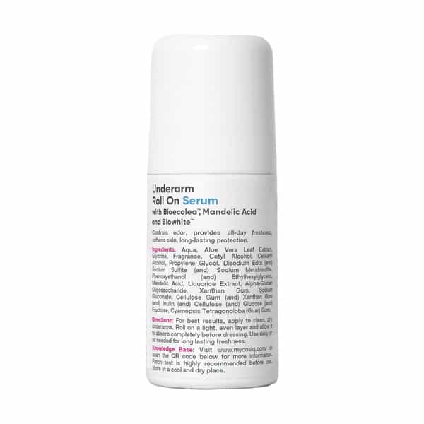Cos-Iq Brightening Underarm Roll-On Serum For Men | With Bioecolea | Mandelic Acid & Bio White 40Ml