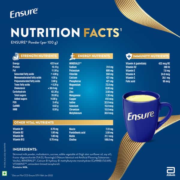 Ensure Health Drink Vanilla - 2Kg Box