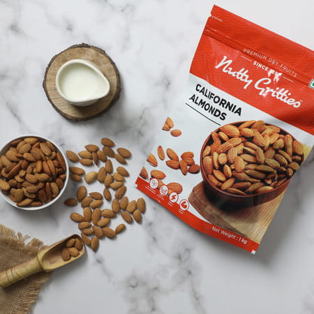 Nutty Gritties California Almonds - 1kg