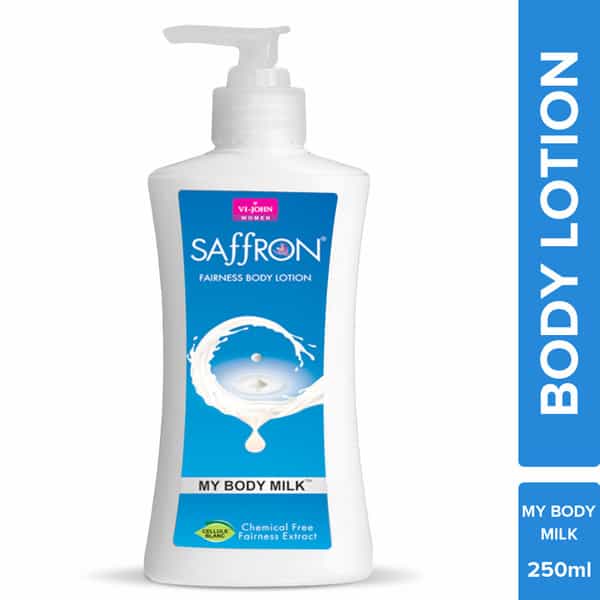 Vi-John Saffron My Body Milk Fairnes Body Lotion For Men & Women 250 Ml