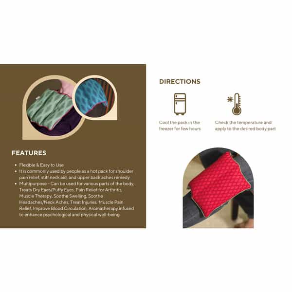 Aksobha Multipurpose Pain Relief Herbal Hot & Cold Therapy Pack