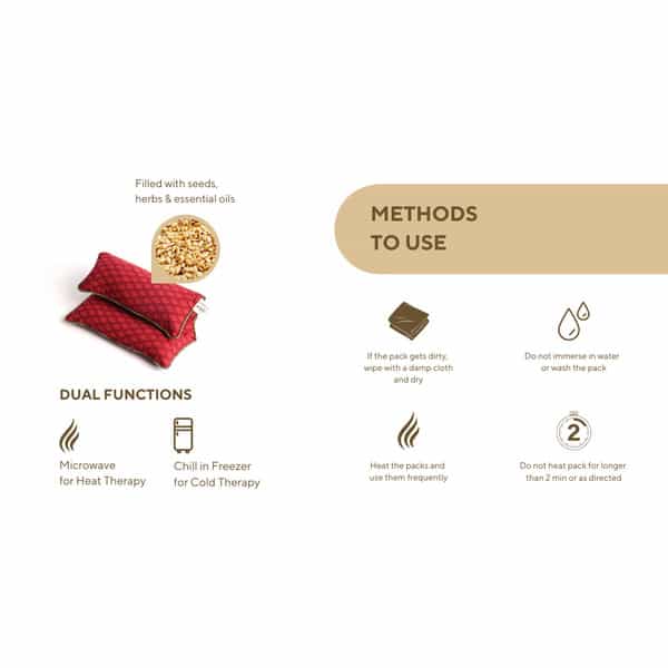 Aksobha Multipurpose Pain Relief Herbal Hot & Cold Therapy Pack