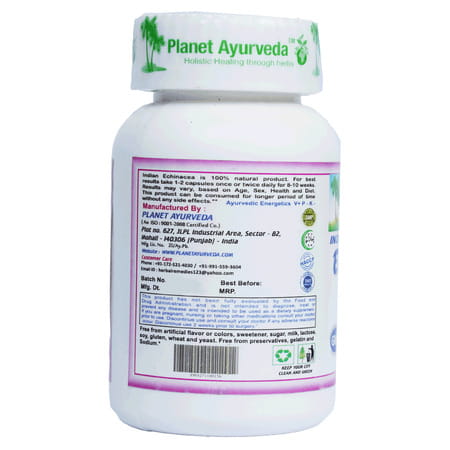 Planet Ayurveda Indian Echinacea - 60 Capsules