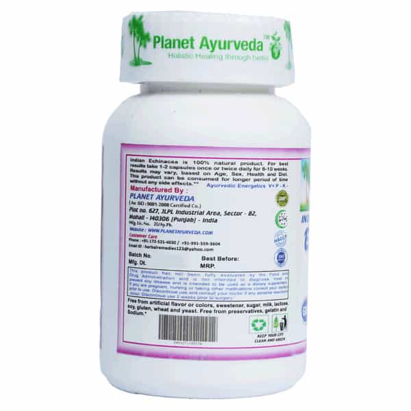 Planet Ayurveda Indian Echinacea - 60 Capsules