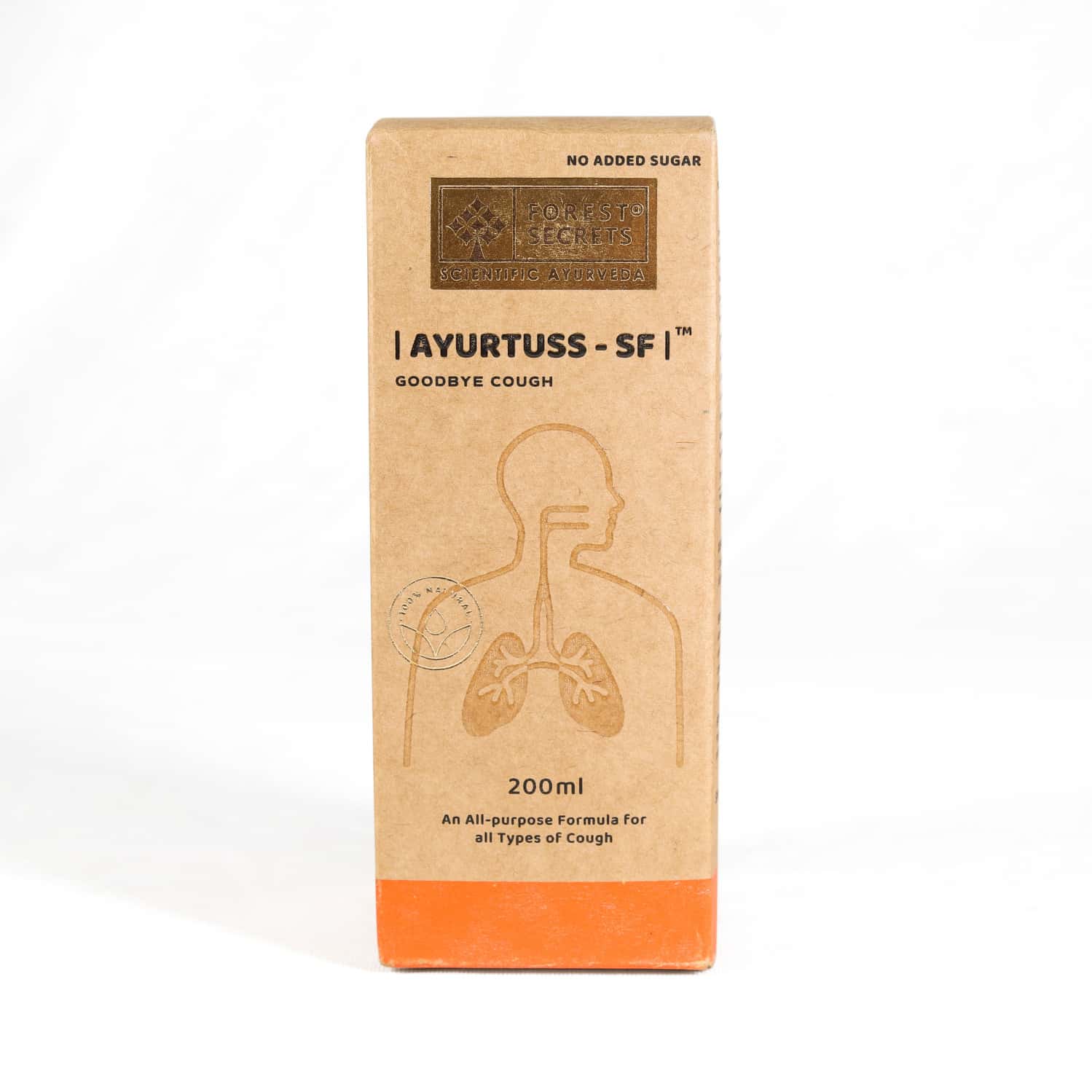 Buy FOREST SECRETS AYURTUSS COUGH SYRUP NO ADDED SUGAR FOR ALL TYPES OF COUGH NONDROWSY