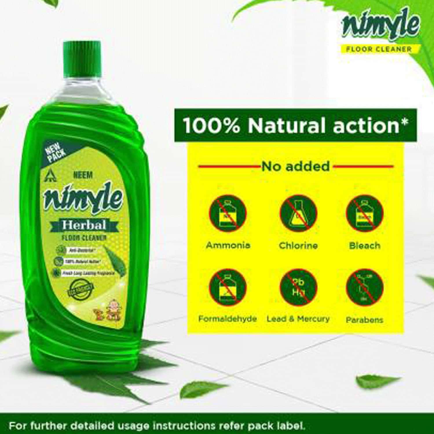 Buy NIMYLE HERBAL FLOOR CLEANER 975ML Online & Get Upto 60 OFF at