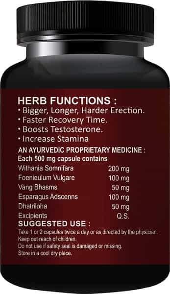 Men's Vita Capsule For Helps To Reduce Weakness In Male Organ Stable Harder Strength (15 Capsules)