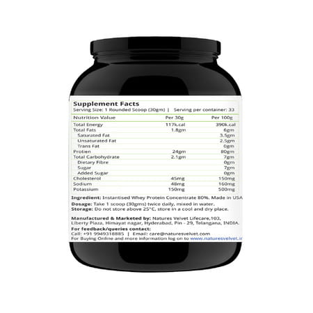 Natures Velvet Keto Protein 1000g Powder