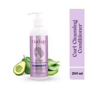Curl Up Cowash Cleansing Conditioner | Mild 2in1 Shampoo & Conditioner |frizzy & Curly Hair - 200 Ml