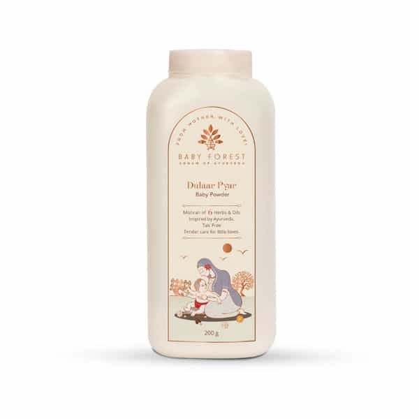 Baby Forest Dulaar Pyar Talc-Free Baby Powder | Derma Safe | Cruelty-Free- 200Gm