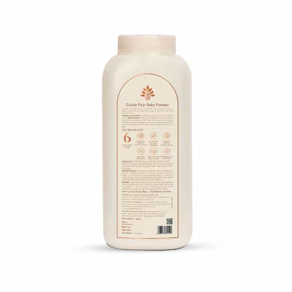Baby Forest Dulaar Pyar Talc-Free Baby Powder | Derma Safe | Cruelty-Free- 200Gm