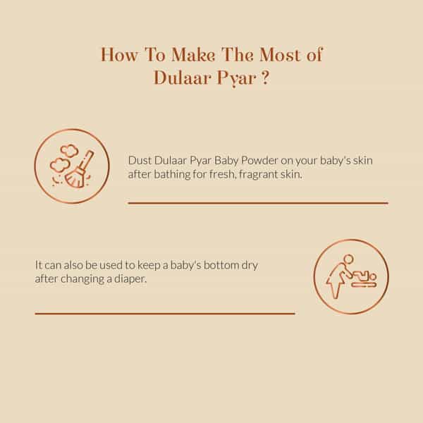 Baby Forest Dulaar Pyar Talc-Free Baby Powder | Derma Safe | Cruelty-Free- 200Gm