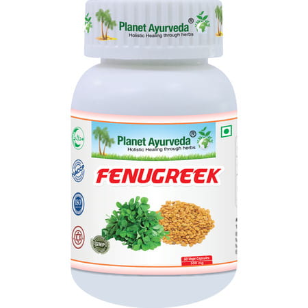 Planet Ayurveda Fenugreek Capsules - 60 Capsules