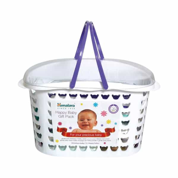 Himalaya Happy Baby Gift Basket (7 In 1) (White)