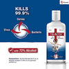 Tri-Activ 72% Alcohol Based Instant Hand Sanitizer With Pump - 500 Ml - Pack Of 10