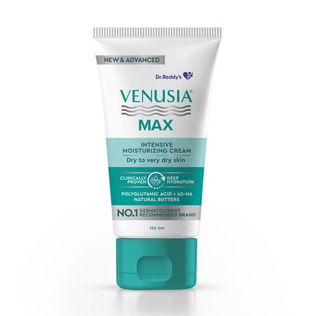 Venusia Max Intensive Moisturizing | For Dry And Very Dry Skin | Cream | 150 Gm | Pack Of 2