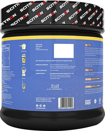 Scitron Nitro Series Bcaa Intra Workout Fuel - 210g (Green Apple)