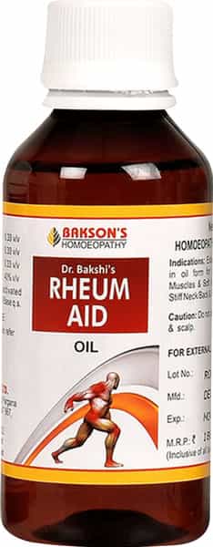 Dr Bakshi's Bakson Homoeopathy Rheum Aid Oil 115Ml Pack Of 2
