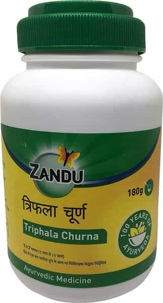 Zandu Triphala Churna Powder 180 Gm