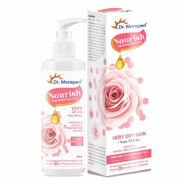 Dr. Morepen Nourish - Deep Moisturising Lotion For Dry Skin - 200 Ml