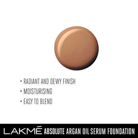Lakme Absolute Argan Oil Serum Foundation With Spf 45 Natural Light 15 Ml