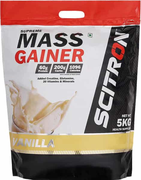 Scitron Supreme Mass Gainer 11 Lbs - 5 Kg (Vanilla)