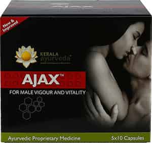 Kerala Ayurveda Ajax Vigor Improvement Capsules Strip Of 10 'S