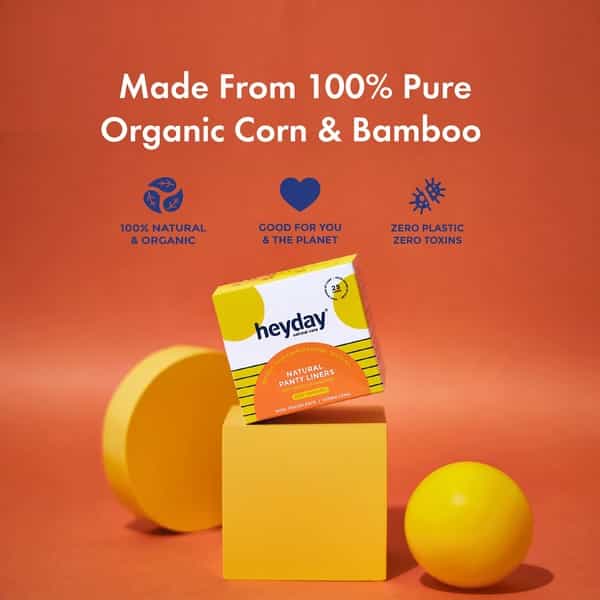 Heyday Natural & Organic Panty Liners (25 Liners)
