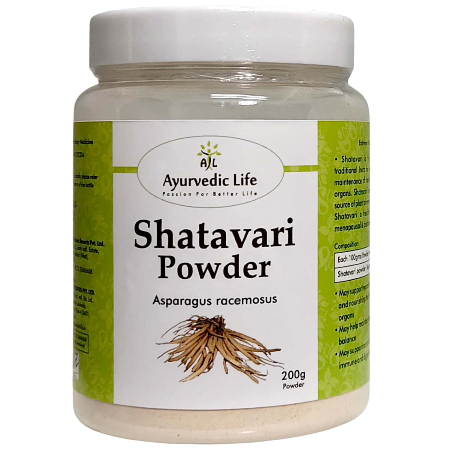 Al-ayurvedic Life Shatavari Powder 200 Gms Pack Of 4