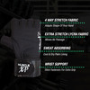 Musclexp Maestro-Wrap Fitness Workout Gym Gloves Breathable Moisture-Absorbing Unisex (Black)1 Pair