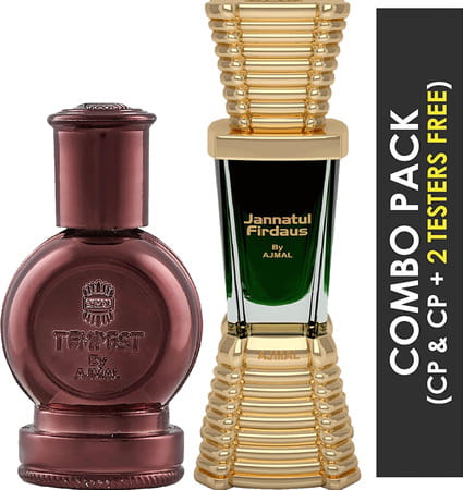 Ajmal Tempest Cp Oil 12ml For Unisex And Jannatul Firdaus Cp Oil 10ml For Unisex