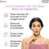 Lacto Calamine Peel Off Mask With Activated Charcoal And Vitamin E Deep Pore Cleansing 60 Gm