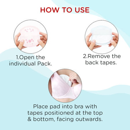 Mee Mee Ultra Thin Super Absorbent Disposable Nursing/Maternity | Breast Pads (24 Pads)White