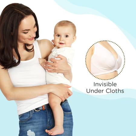 Mee Mee Ultra Thin Super Absorbent Disposable Nursing/Maternity | Breast Pads (24 Pads)White