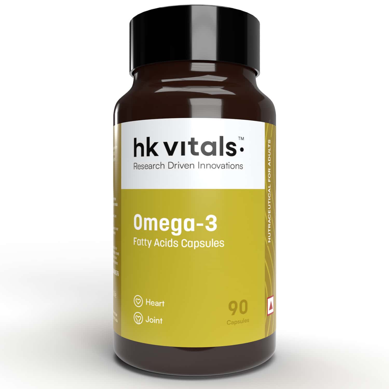 Hk Vitals Omega 3 (90 Fish Oil Capsules) | 1000mg Omega 3 With 180mg Epa & 120mg Dha
