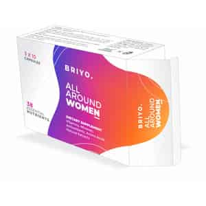 Briyo All Around Women Daily Multivitamin For Women - 37 Plus Nutrients In One Capsule - 30 Capsules
