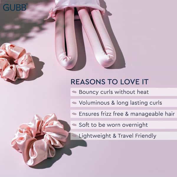 Gubb Heat Free Hair Curler (2N Hair Band & 1N Hair Curve)