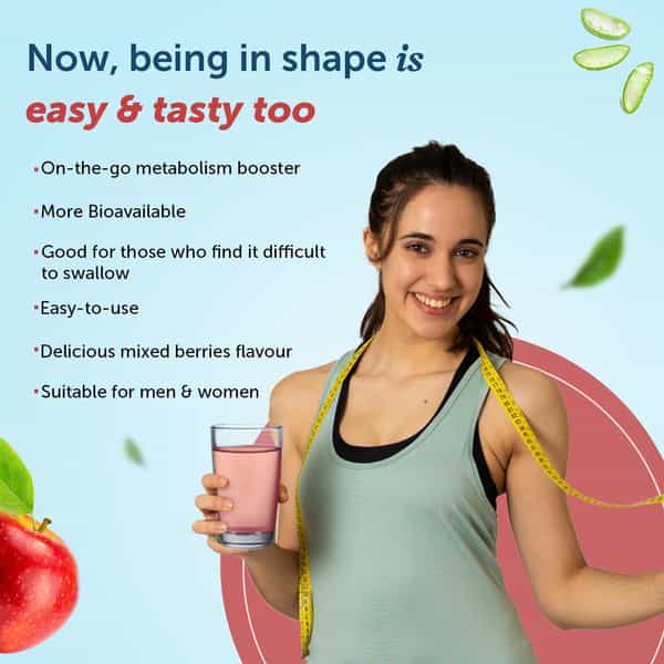 Neuherbs Plant Based Inch Burn Effervescent Tablets For Fat Burn - 20 Tablets