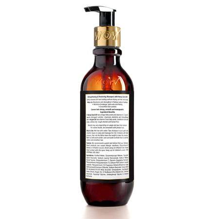 Wow Skin Science Hemp Shampoo For Dry | Damaged And Chemically Treated Hair - 250ml