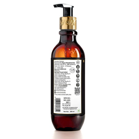 Wow Skin Science Hemp Shampoo For Dry | Damaged And Chemically Treated Hair - 250ml
