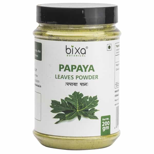 Bixa Botanical Papaya Leaf Powder, Supports Healthy Blood Platelets & Digestion, Anti-Oxidant Agent