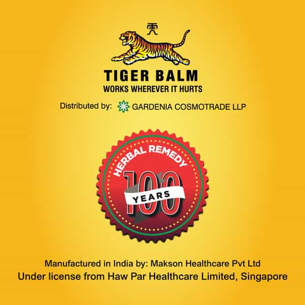 Tiger Balm Oil | Ayurvedic Pain Relief Oil 3Ml | Pack Of 4