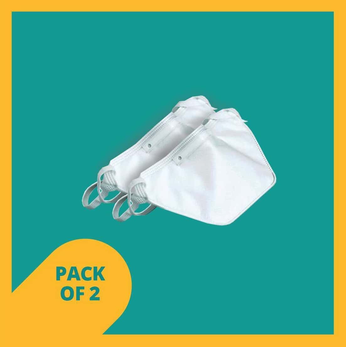 Duckbill Shape N95 Mask Packet Of 2