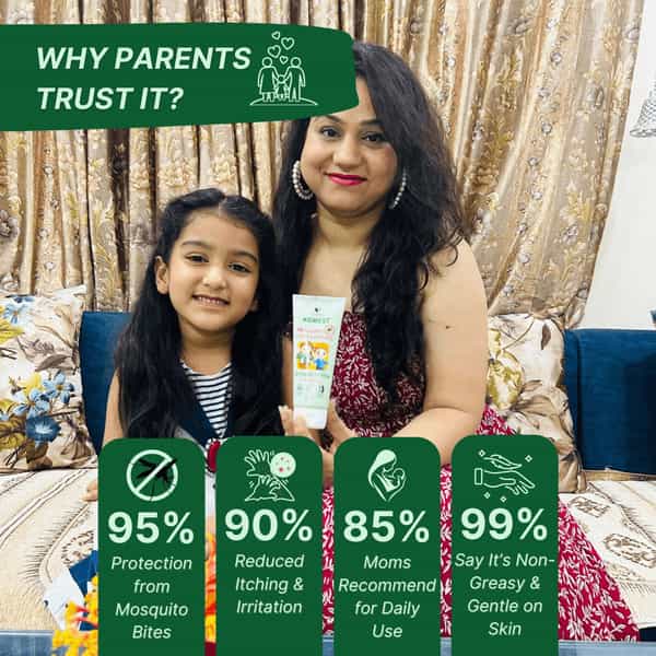 Healthbest Kidbest Mosquito Repellent Gel For Kids|Neem & Aloe Vera|100Ml