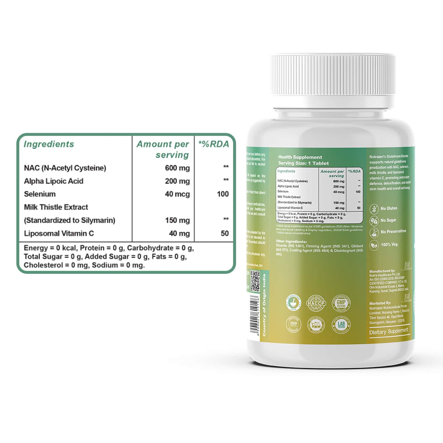 Buy NUTRAZEN GLUTATHIONE BOOSTER